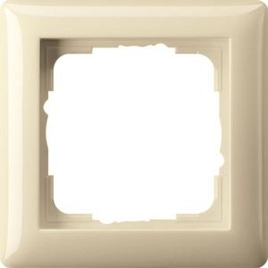 1-fach Abdeckrahmen Standard 55 cremeweiß