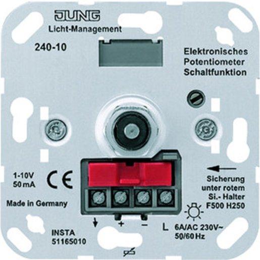 Elektronisches Potentiometer Schaltfunktion für EVGs und Tronic-Trafos