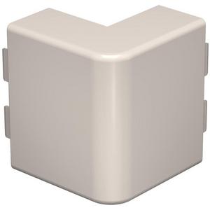 Außeneckhaube 40x110mm PVC cremeweiß RAL 9001