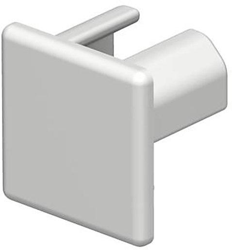Endstück 15x15mm PVC reinweiß RAL 9010