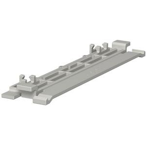 Oberteilklammer 170mm PVC steingrau RAL 7030