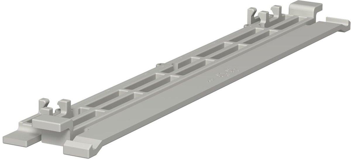 Oberteilklammer 230mm PVC steingrau RAL 7030
