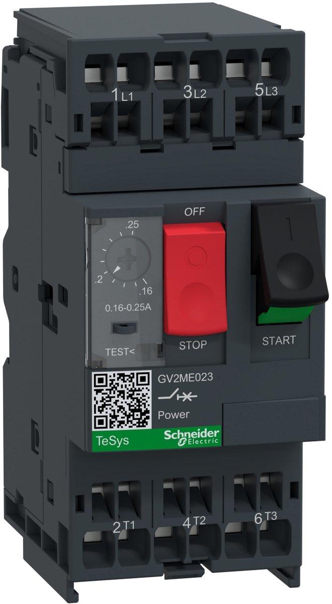 Leistungsschalter für Motorschutz 0 16-0 25A GV2-ME023