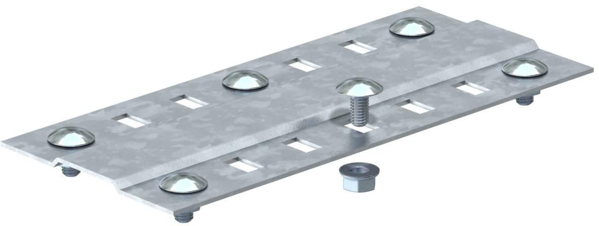 Stoßstellenleiste breit mit 3 Befestigungen B300mm St FS