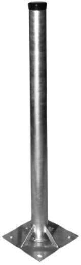 Sat-Standfuß Ø 60 mm Länge: 1,2 m mit Montageplatte