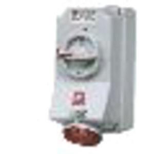 CEE-Steckdose abschaltbar 63A 4p 400V 6h IP44