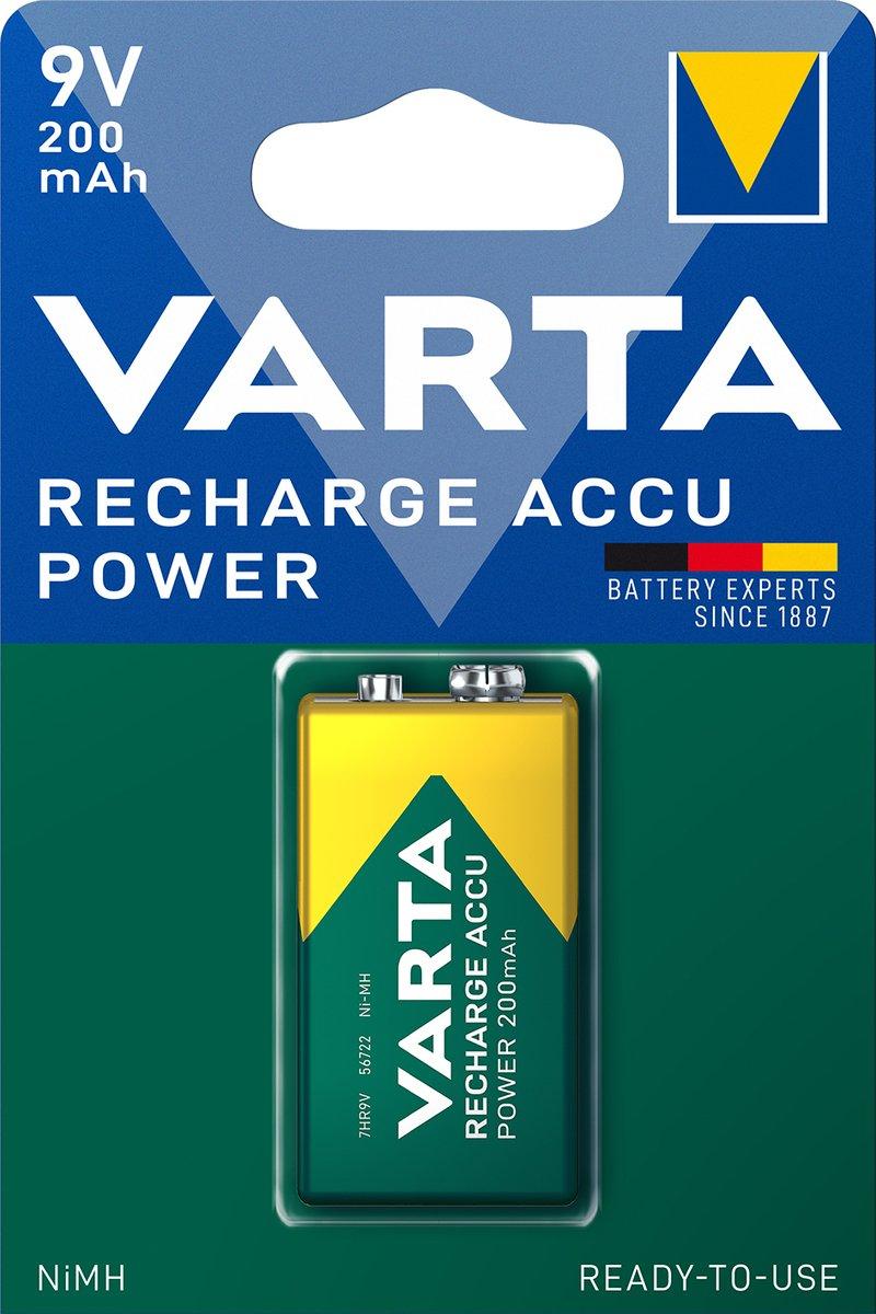 9 Volt Blockbatterie E-Block Akku 200 mAh 1 Stk Ready to use
