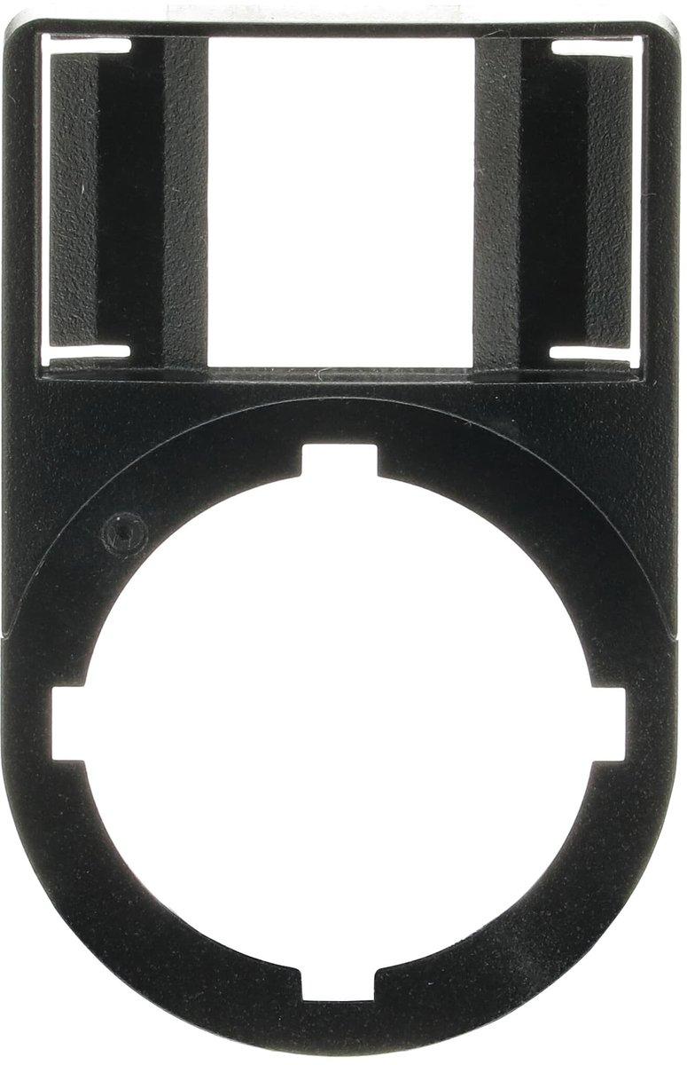 Beschriftungsschild-Halter schwarz Kunststoff schwarz f.CombiLine-Modu