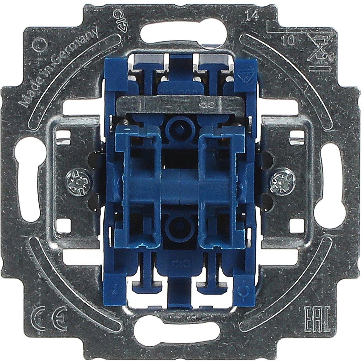 Jalousieschalter-Einsatz 1-poliger Taster 10 A