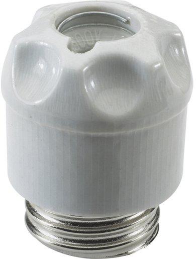 DIAZED Schraubkappe DII E27 25A 500VAC/500VDC aus Porzellan mit Prüfloch