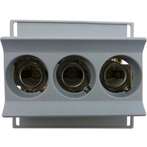 NEOZED Sicherungssockel D01 E14 16A 3-polig 400VAC mit Berührungsschutzdeckel