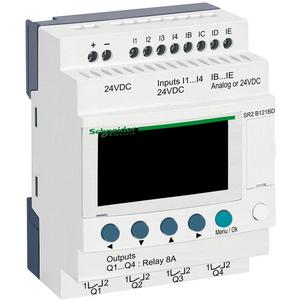 SPS-Grundgerät ZELIO2 KOMPAKT 8E 4A 24VDC SR2B121BD