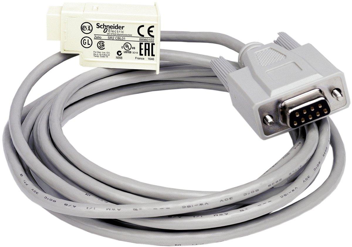 SPS-Verbindungskabel ZELIO2 - PC 3 SR2CBL01