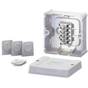 DK Kabelabzweigkasten mit Klemme 5p 3~/1,5-2,5mm² 1~/4mm²