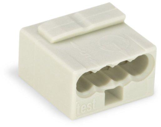 MICRO-Verbindungsdosenklemme 4-Leiter-Klemme 4-polig gelb