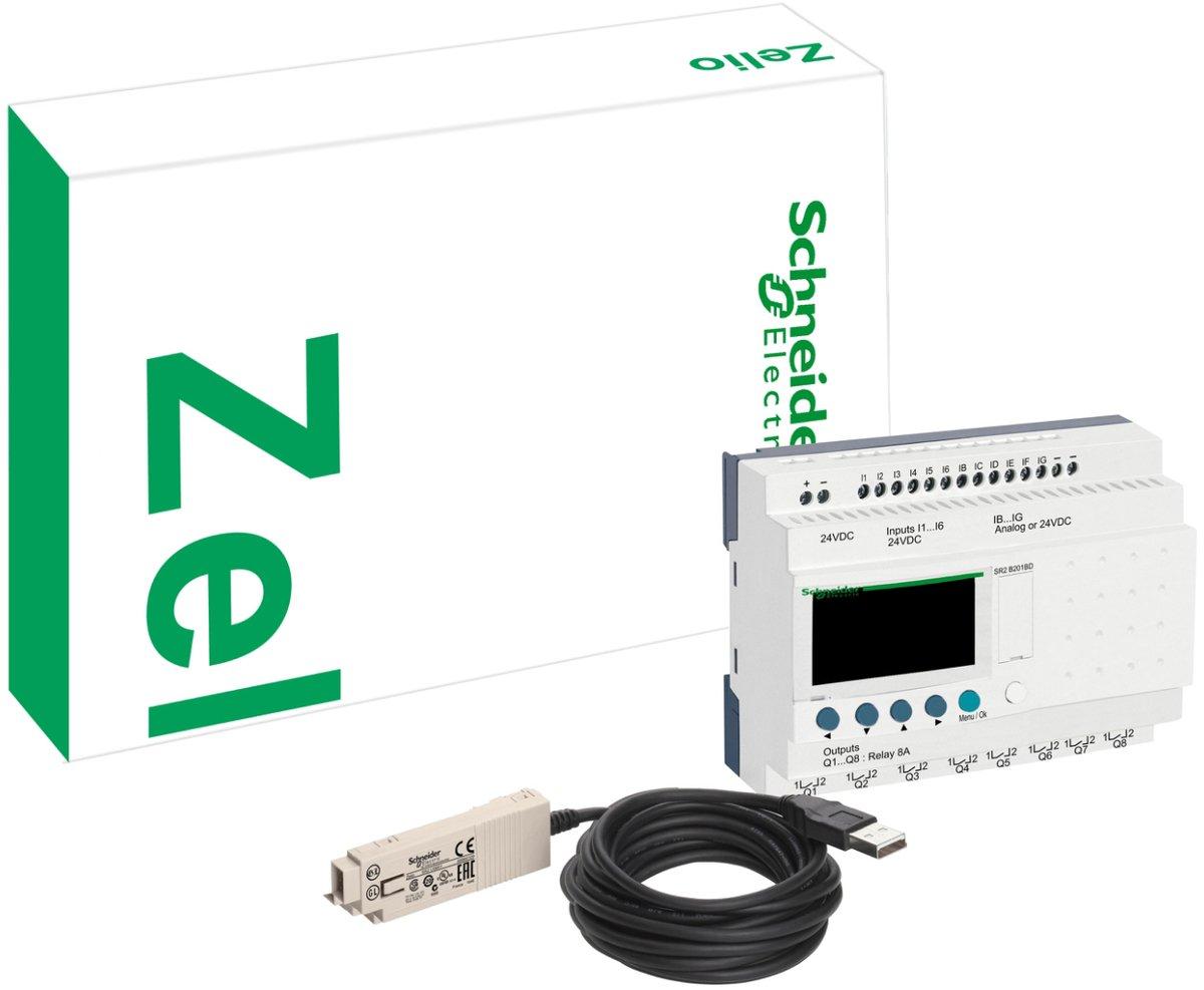 SPS-Grundgerät ZELIO LOGIC 230VAC 16E/10A SR3PACK2FU