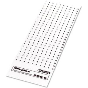 Klemmenmarkierung - SBS 6:UNBEDRUCKT