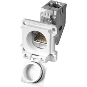 Einbauflansch IE-XM-6U-RJ45/RJ45-IP67