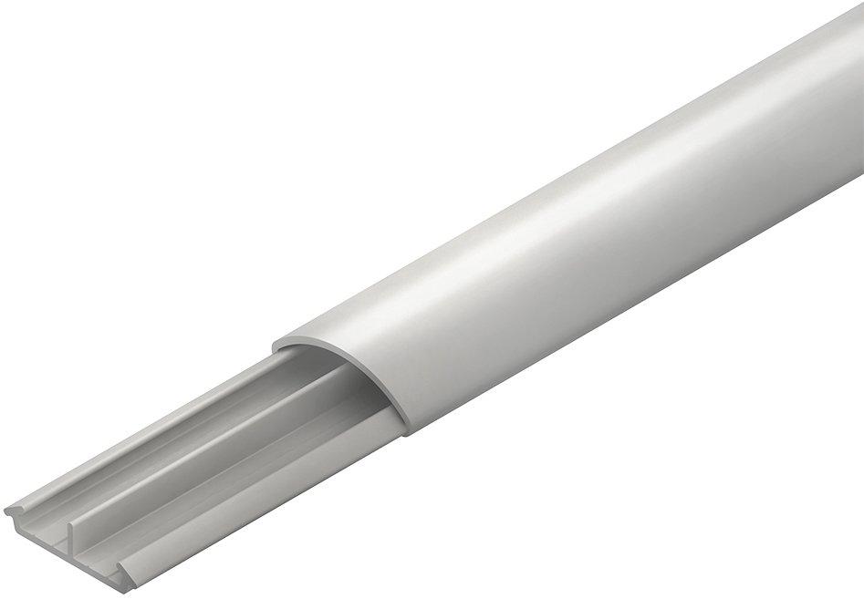 Aufbodenkanal Kunststoff 10x35 mm steingrau