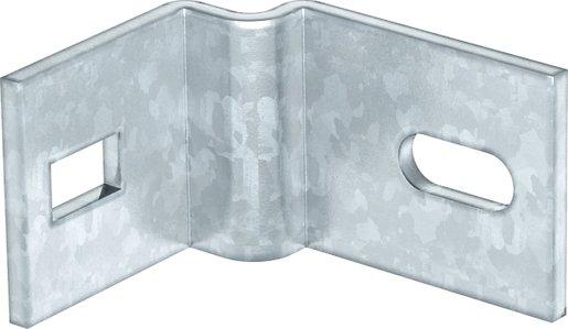 Befestigungswinkel für IS 8-Stiel 80x65 St FT