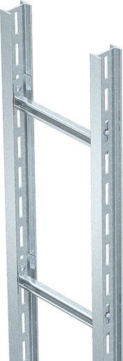 Steigeleiter Industrie mit C 40 Sprosse Stahl tauchfeuerverzinkt 600 x 6000 mm