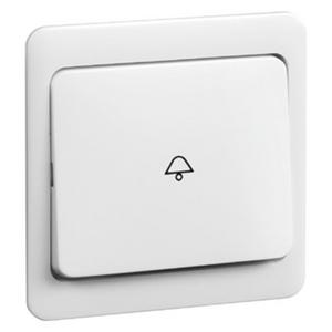 Wippe weiß Symbol Klingel