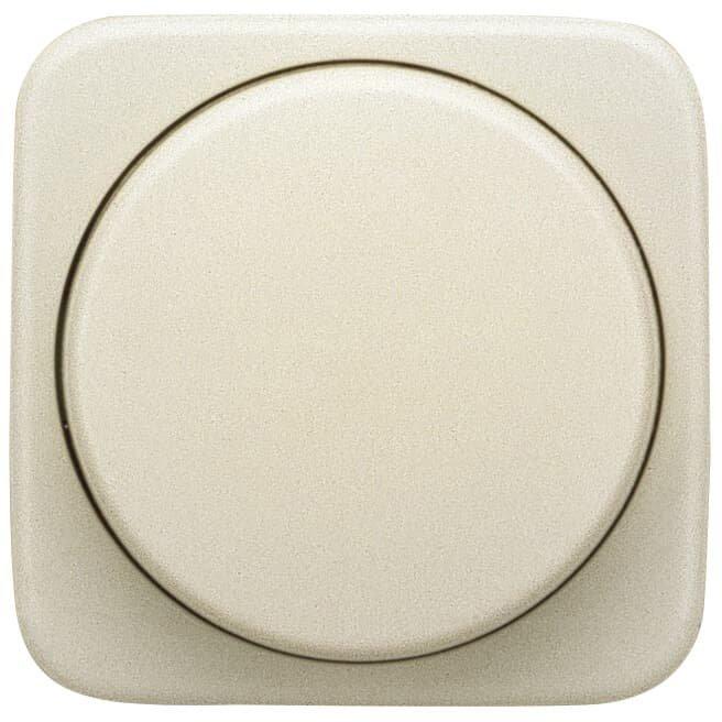 Zentralscheibe für Dimmer Drehknopf mit Glimmlampe weiß - Busch-Duro 2000 SI