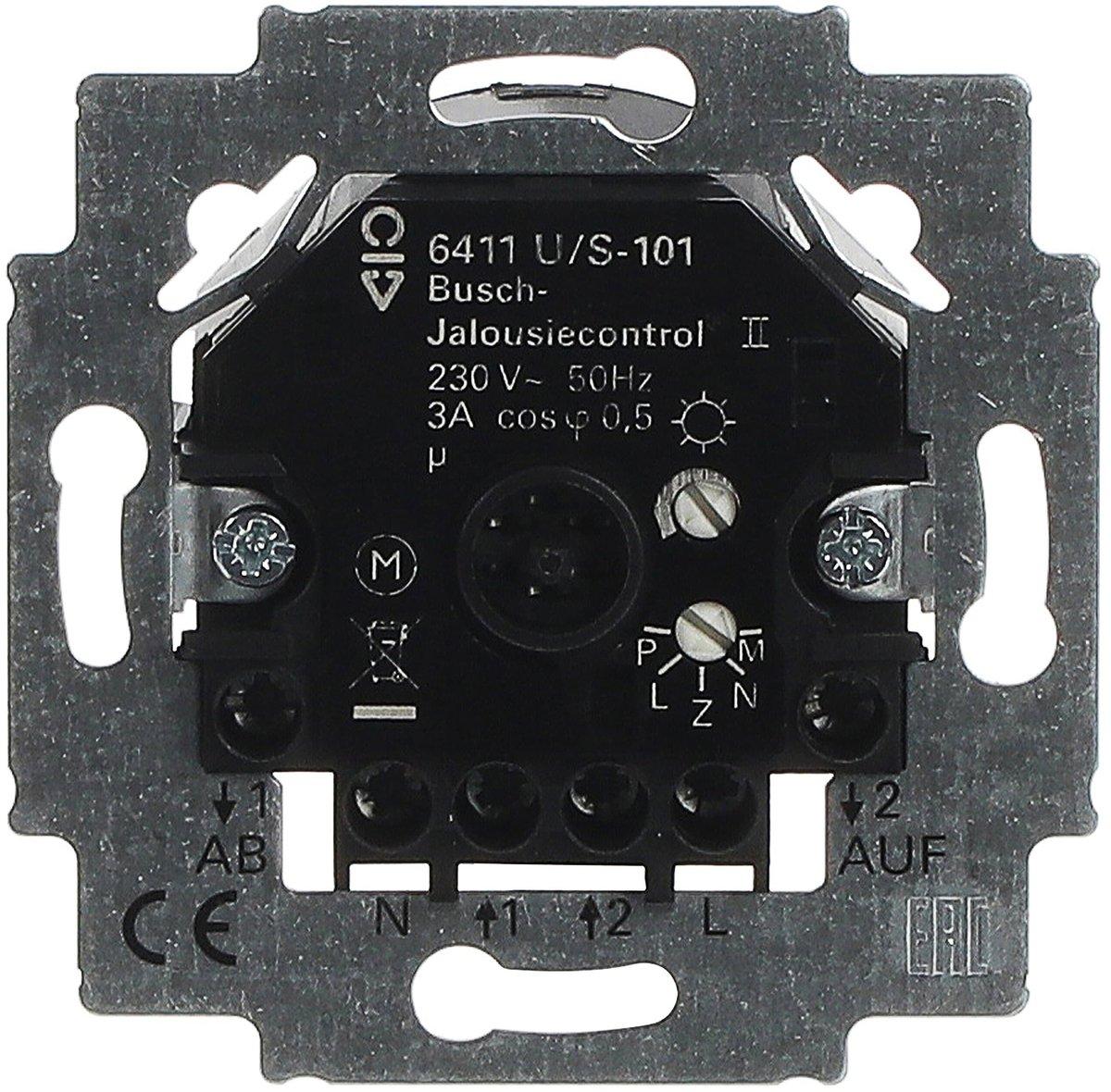 Busch-Jalousiecontrol II Jalousie-Komfort-Einsatz 230 V Helligkeitssensor