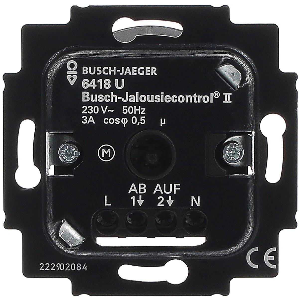 Busch-Jalousiecontrol II Jalousie-Basis-Einsatz 230 V (2-Draht)