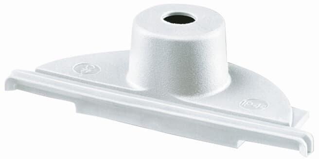 Leitungseinführung hoher Ausführung in 15mm alpinweiß - ocean