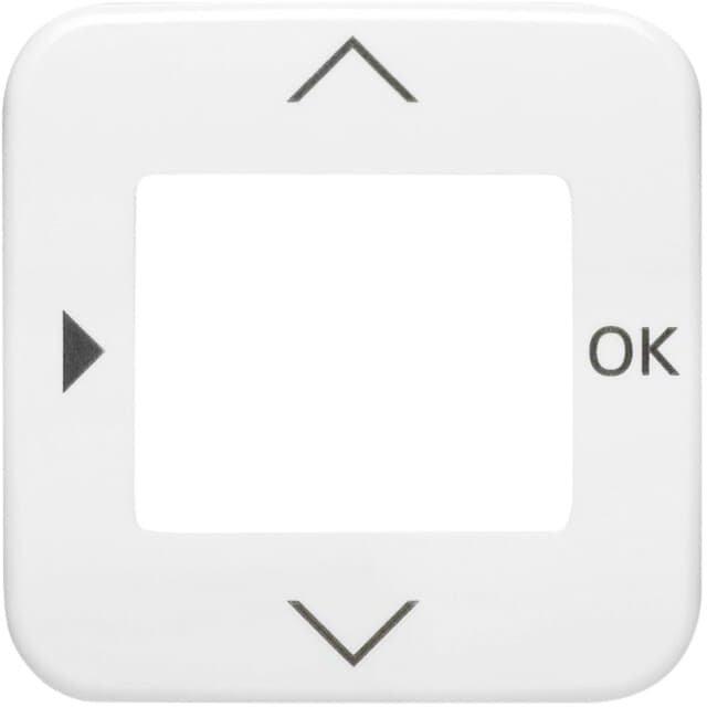 Zentralscheibe für Zeitschaltuhr mit Aufdruck Pfeile OK alpinweiß - Reflex SI