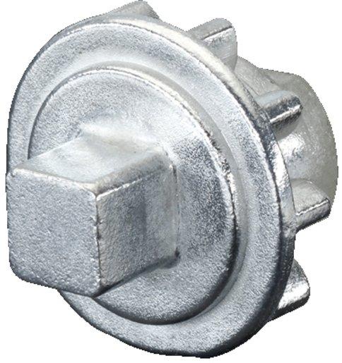 Verschluss-Einsätze Zink-Druckguss Ausführung F 7mm Vierkant
