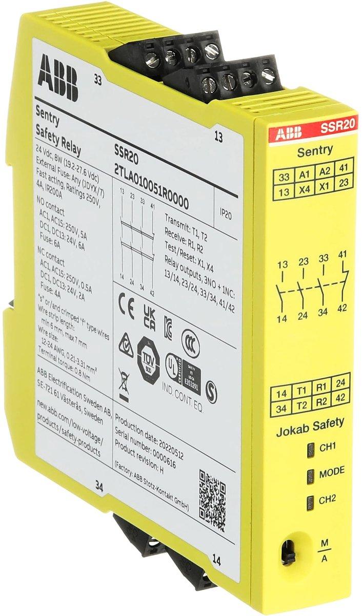 Sicherheitsrelais Sentry 24 VDC nicht verzögert