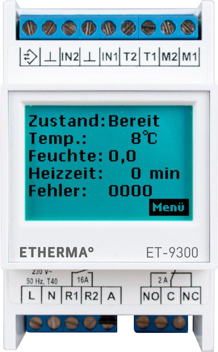 Vollautomatische Steuerung für Frostschutz-Systeme, Display