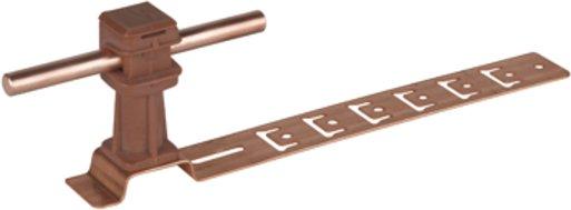 Dachleitungshalter mit geprägter Strebe für Dachflächen Rd. 8