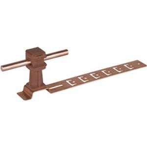 Dachleitungshalter mit geprägter Strebe für Dachflächen Rd. 8