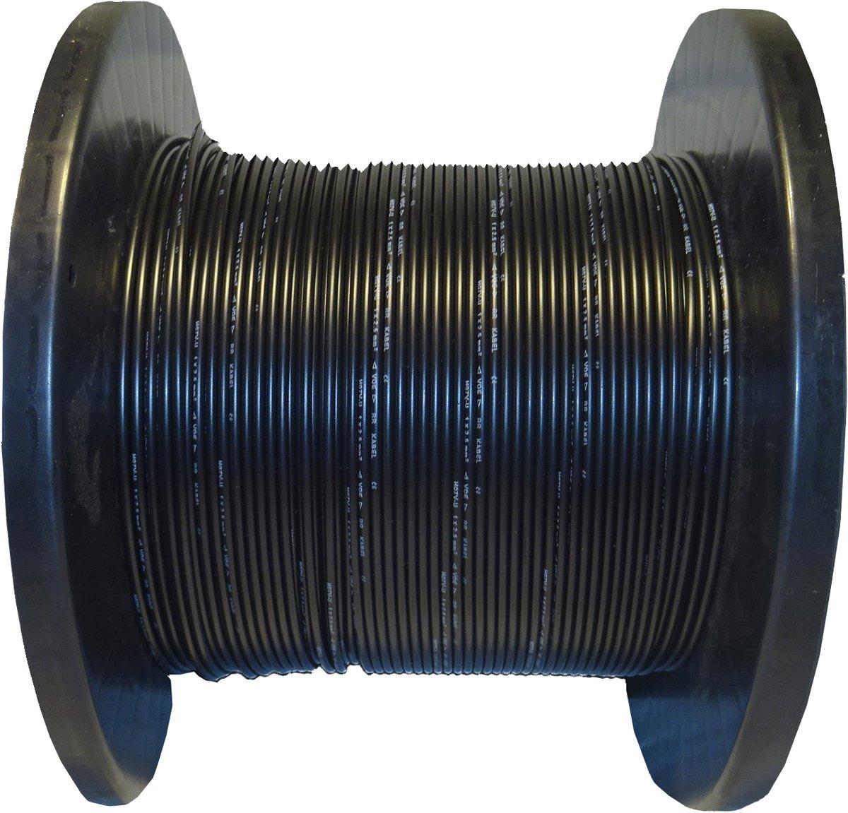 PVC-Aderleitung H07V-U 2,5 schwarz Spule 300 m