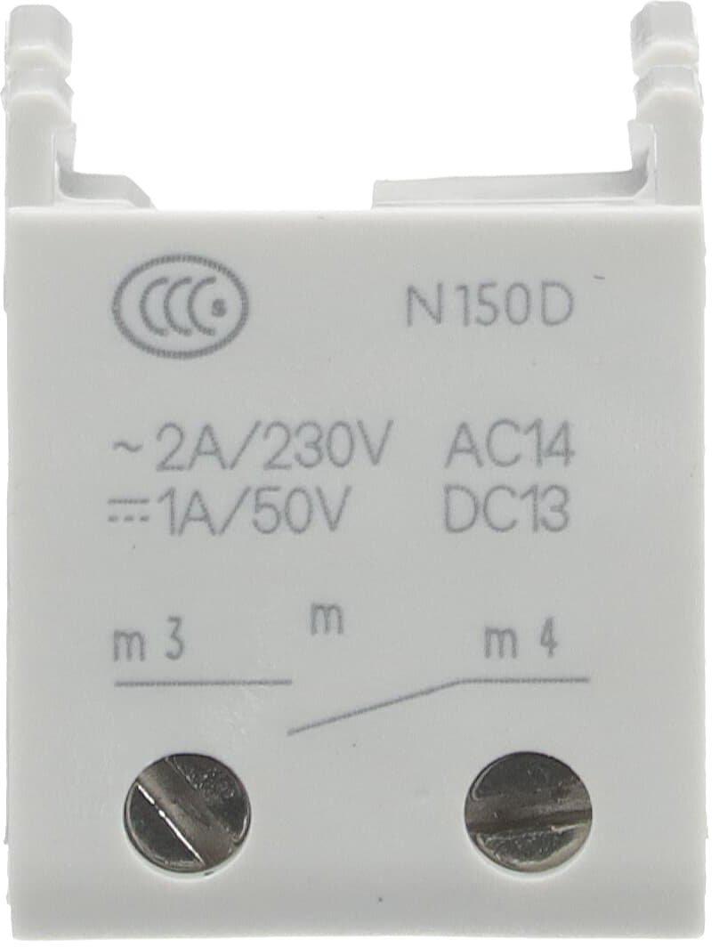 Unten anbaubarer Hilfskontakt 1 Schließer AC14 2A/230VAC