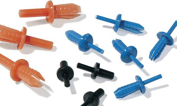 Spreizniet für Kabelkanal 6.0 - 6.4 mm PA6 orange