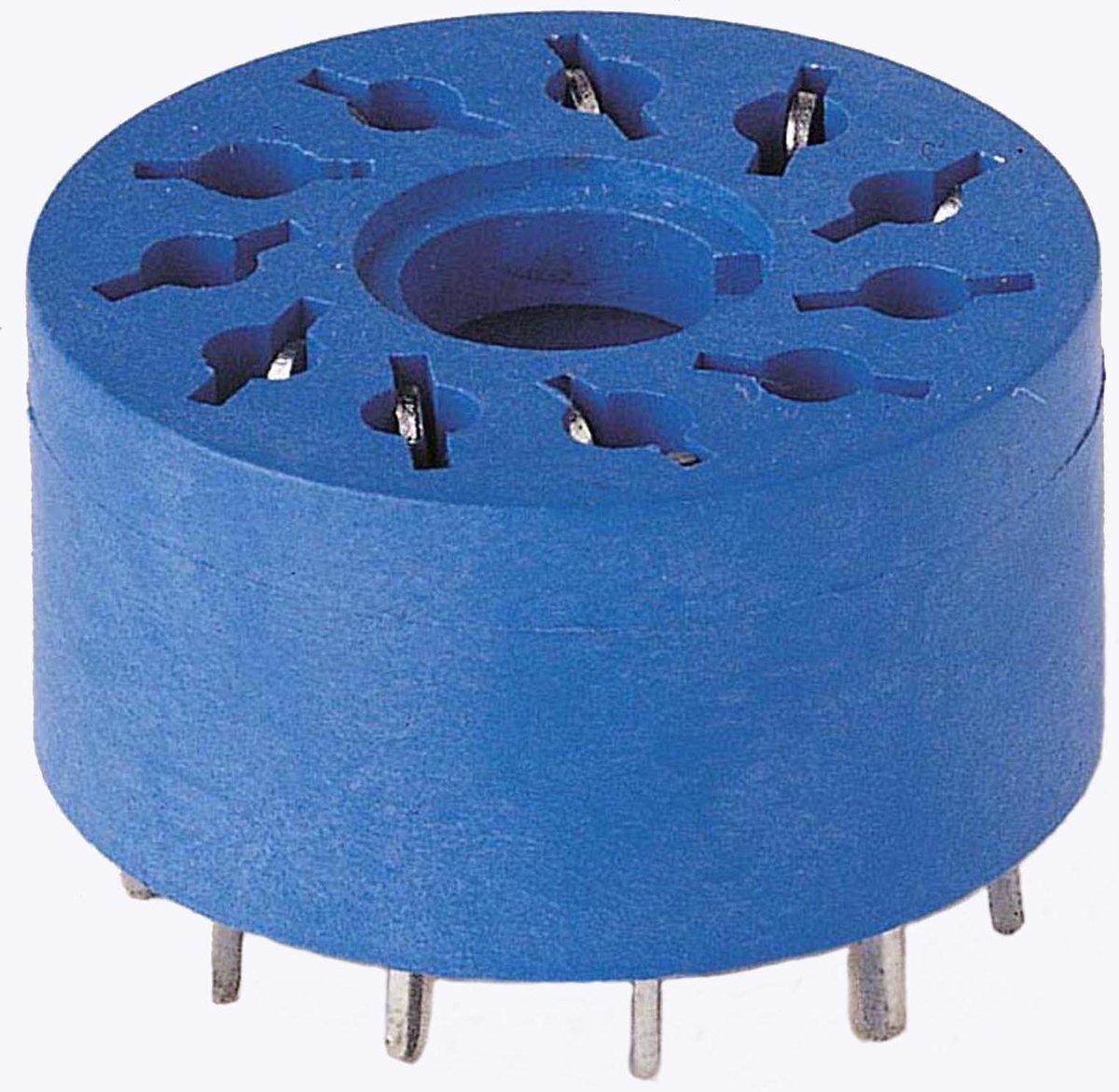 Fassung mit Printanschlüssen für Relais 60.13