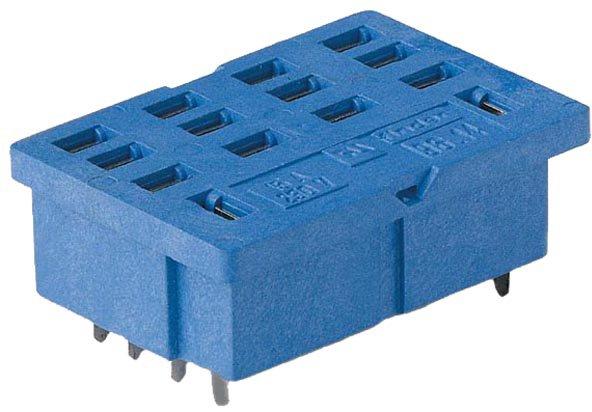 Fassung mit Printanschlüssen für Relais 56.34