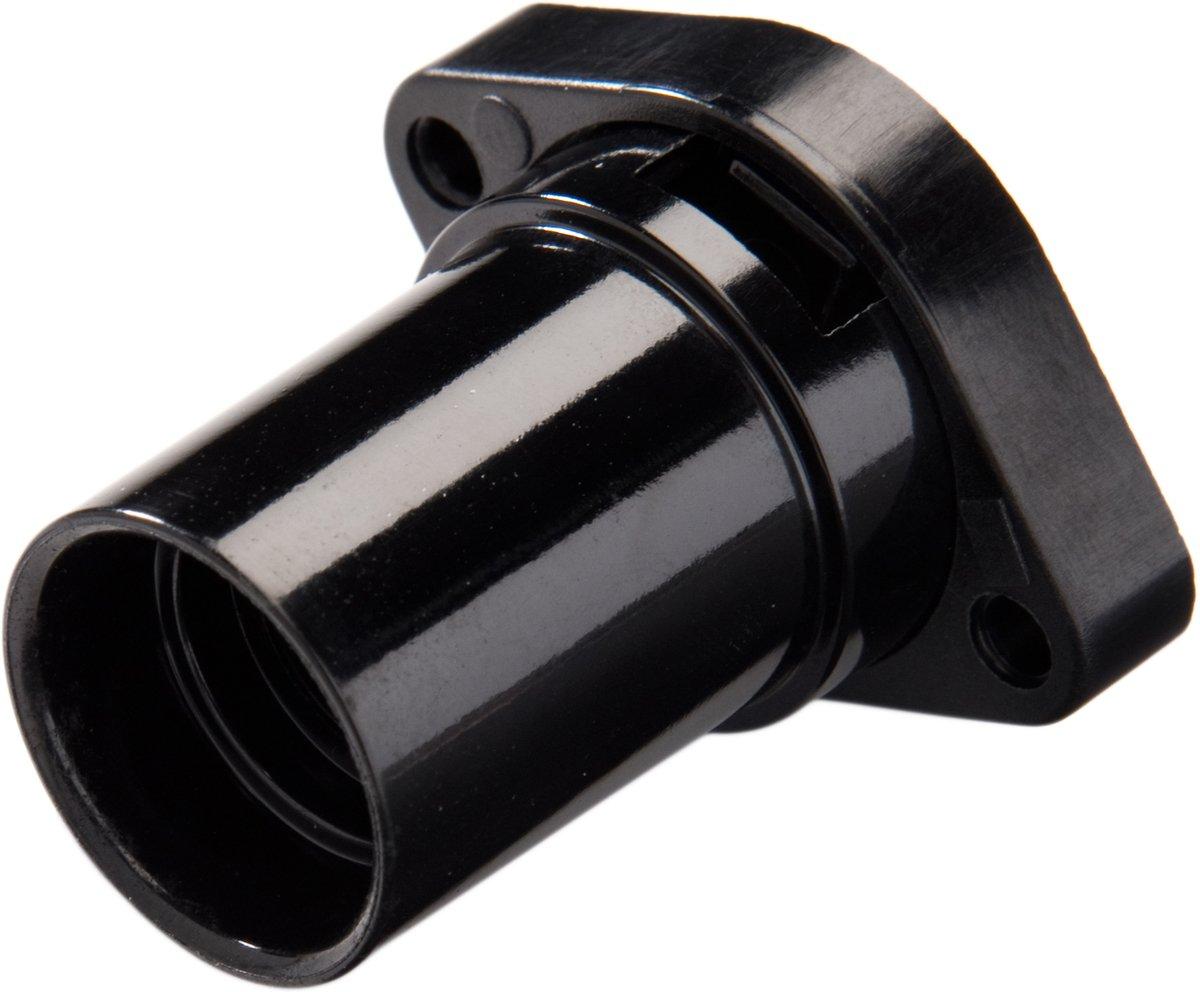 Lichtketten Fassung für Flachkabel 2x1,5 E14 geschraubt schwarz