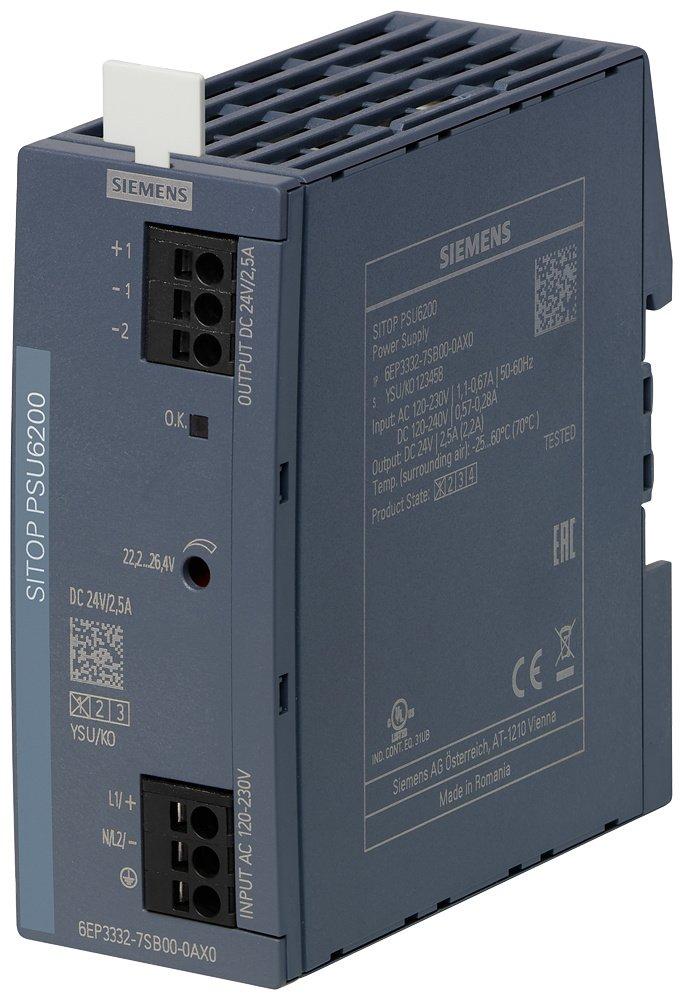 SITOP PSU6200 24 V / 2,5 A - geregelte Stromversorgung