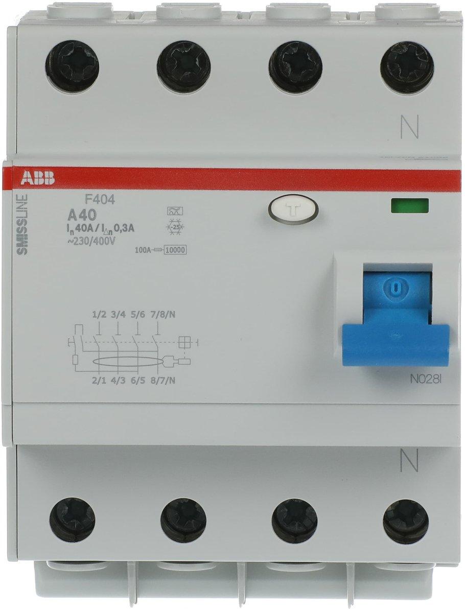 FI-Schutzschalter  40A 4-polig 300mA Typ A