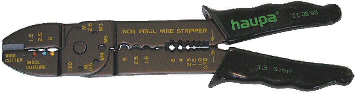 Crimpzange multi isol.+nicht isolierte Quetschkabe