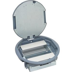 Deckelsatz rund mit Gerätebecher 12 Module vertikal Kunststoff