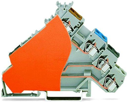 Initiatorenklemme für Sicherungsstecker für PNP (plus)-schaltende Initiatoren
