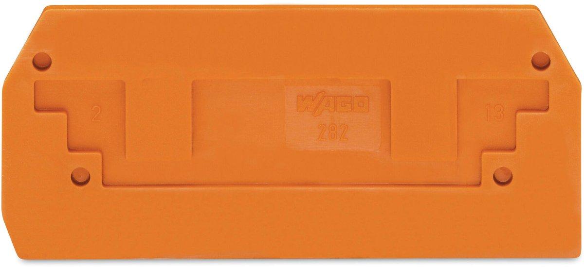 Abschluss- und Zwischenplatte 2,5 mm orange