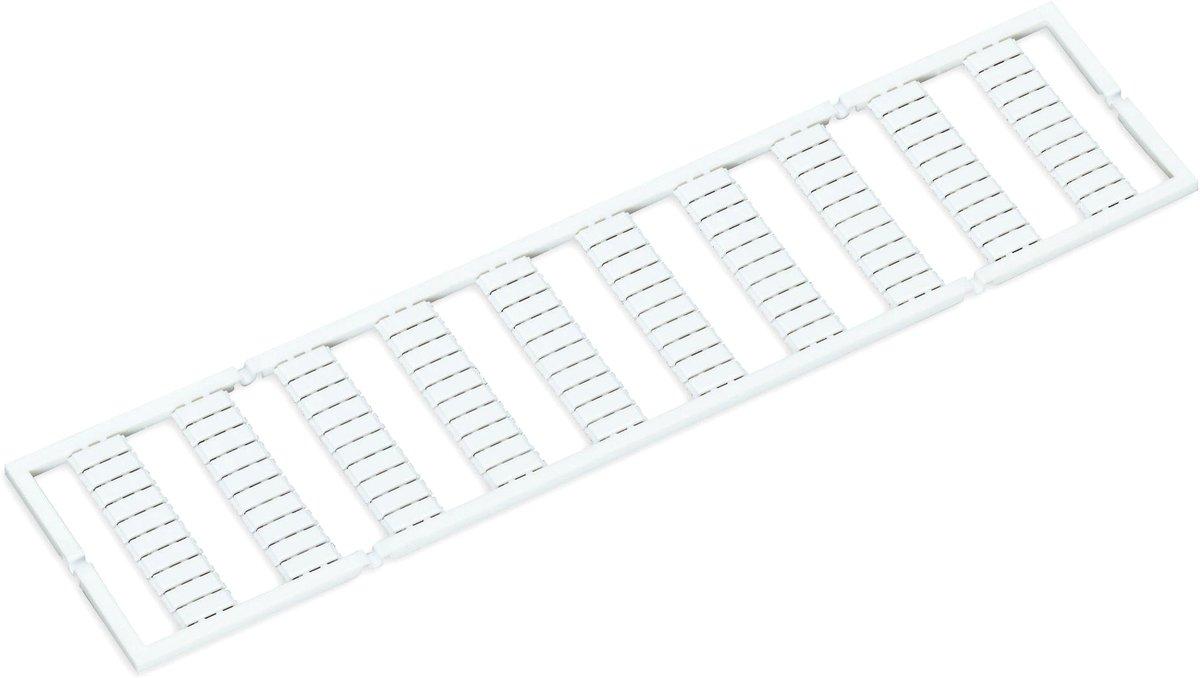 WMB-Multibeschriftungssystem unbedruckt für Klemmenbreite 4 - 4,2 mm weiß