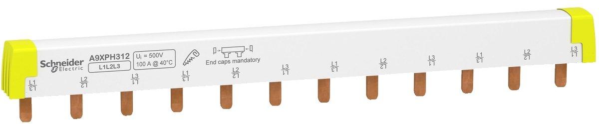 Phasenschiene Steg ablängbar 3p 12 TE 100A